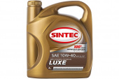 Масло SINTEC Люкс SAE 10W-40 API SL/CF канистра 5л/Motor oil 5l can