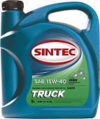 Масло Sintec TRUCK SAE 15W-40 API CI-4/SL канистра 5л/Motor oil 5l can